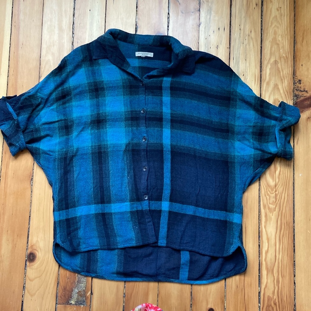Burberry Brit cropped plaid shirt